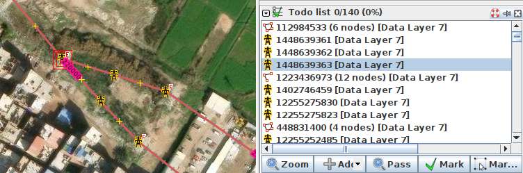 Fixme tags loaded in the todo list.