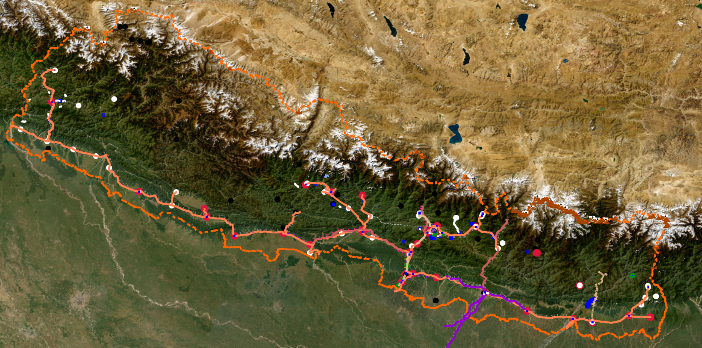 Nepal before mapping